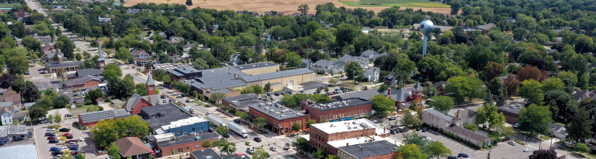 Aerial photo of Saline, Michigan