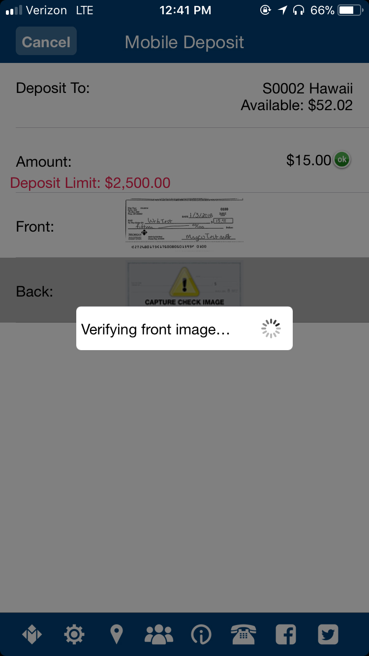 Verify Front