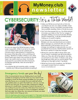 MyMoney.Club Teen Newsletter