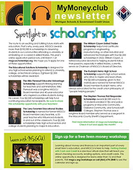 MyMoney.Club Teen Newsletter